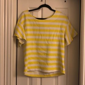 Yellow stripped shirt